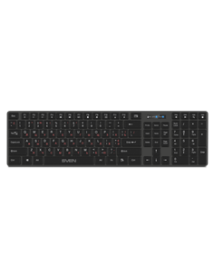 Tastatură SVEN E5300W, Fără fir, Negru