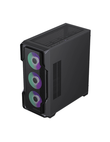 Carcasă PC Gamemax Siege, Midi-Tower, Fără PSU, Negru