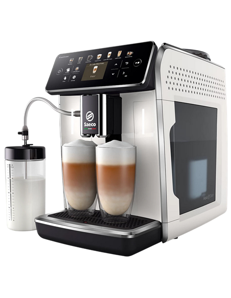 Aparat de cafea Saeco SM6580/20, Alb | Negru