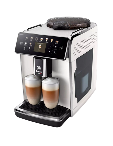 Кофемашина Saeco SM6580/20, Белый | Черный