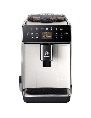 Aparat de cafea Saeco SM6580/20, Alb | Negru