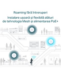 Punct de acces fără fir TP-LINK EAP650, 574 Mbps, 2402 Mbps, Alb 2
