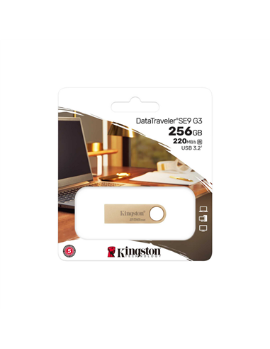 USB Flash накопитель Kingston DataTraveler SE9 G3, 128Гб, Золотой