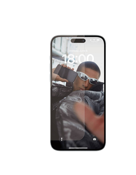 Sticlă de protecție PanzerGlass SAFE. UWF for iPhone 15 Plus, Transparent