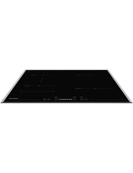 Plită cu inducție Sharp KH-6I27CS0I-EU, Negru