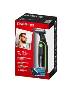 Мужской Триммер Polaris PHC 0303RB, Черный | Зелёный 2