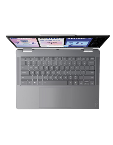 Laptop 14" Lenovo Yoga 7 2-in-1 14ILL10, Luna Grey, Intel Core Ultra 7 256V, 16GB/512GB, Fără SO