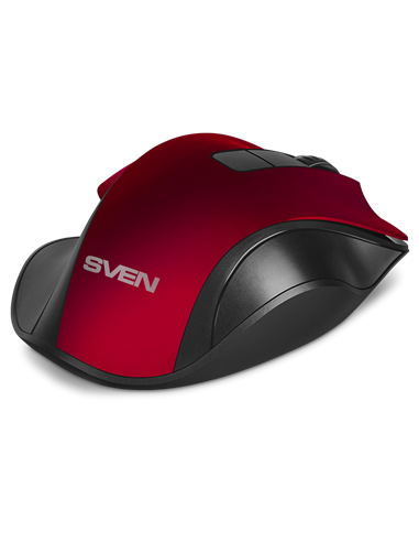 Беcпроводная мышь SVEN RX-525SW, Черный | Красный