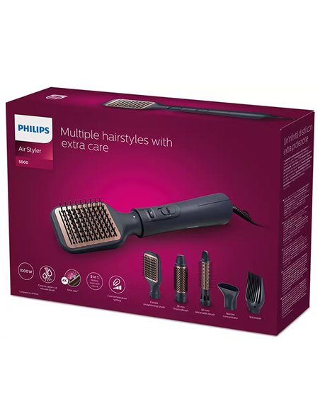 Фен-щётка PHILIPS BHA710/00, 1000 Вт, Белый
