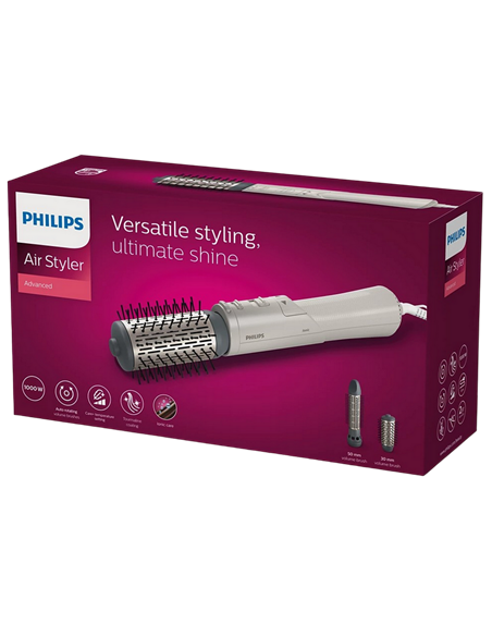 Фен-щётка PHILIPS BHA710/00, 1000 Вт, Белый