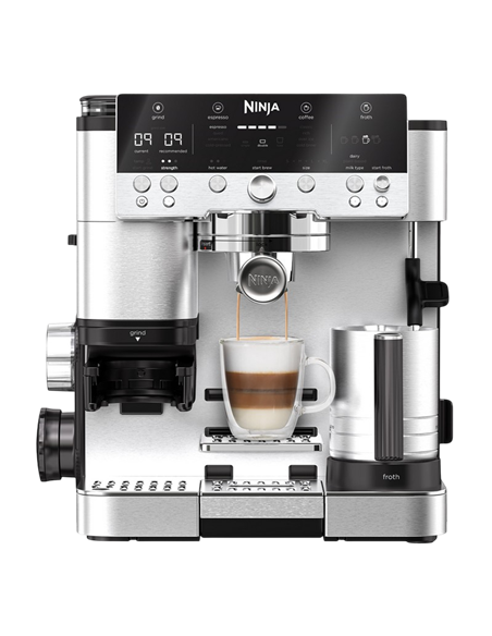 Cafetiera manuala Ninja ES601EU, 1650W, Oțel inoxidabil