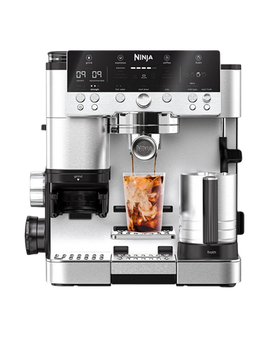 Cafetiera manuala Ninja ES601EU, 1650W, Oțel inoxidabil