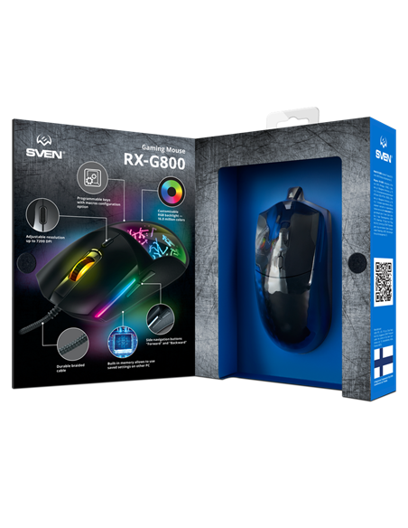 Игровая мышь SVEN RX-G800, Чёрный