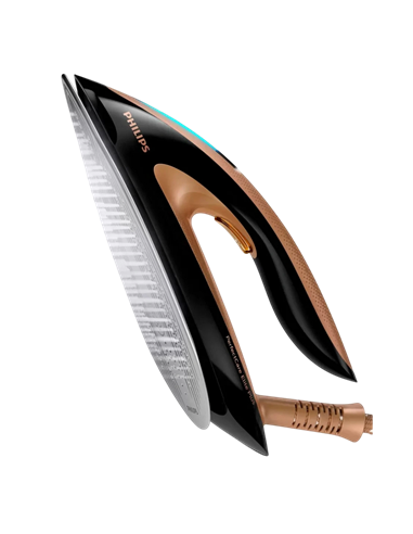 Утюг с парогенератором Philips GC9682/80, Черный | Золотистый