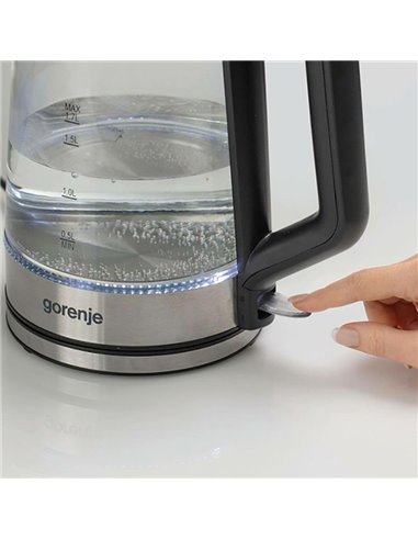 Электрочайник Gorenje K17GED, Серебристый