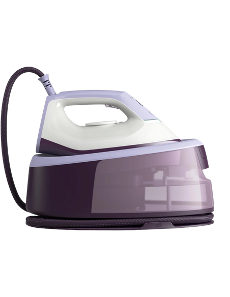 Fier de călcat cu generator de abur Philips PSG3000/30, 2400W, Alb | Violet