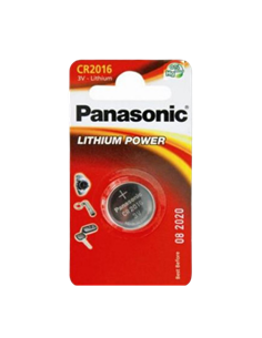 Дисковые батарейки Panasonic CR-2016EL, CR2016, 1шт.
