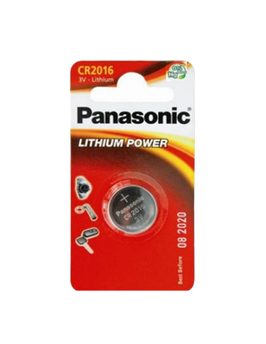 Дисковые батарейки Panasonic CR-2016EL, CR2016, 1шт.