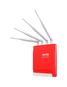 Router fără fir Netis WF2681, Roșu 2