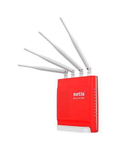 Router fără fir Netis WF2681, Roșu