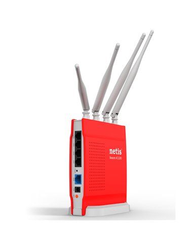 Router fără fir Netis WF2681, Roșu