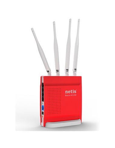 Router fără fir Netis WF2681, Roșu