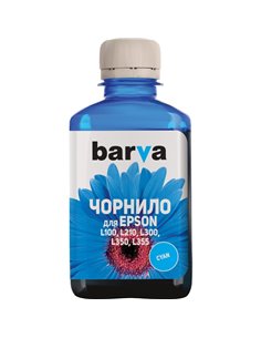 Контейнер с чернилами Barva PN-EL100N, 180мл, Голубой