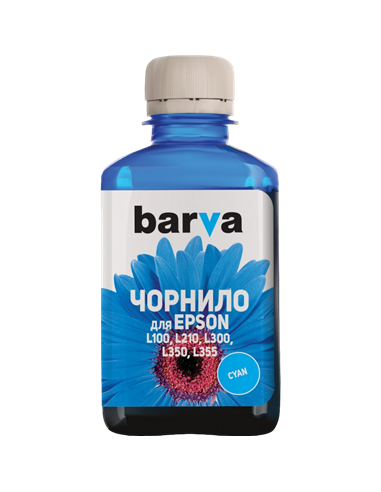 Recipient de cerneală Barva PN-EL100N, 180ml, Cyan