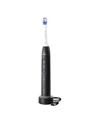Электрическая звуковая зубная щетка Philips HX7411/02, Чёрный