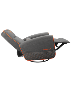 Scaun Gaming Cougar FIDOM, Imitație de in, Gri | Portocaliu 2