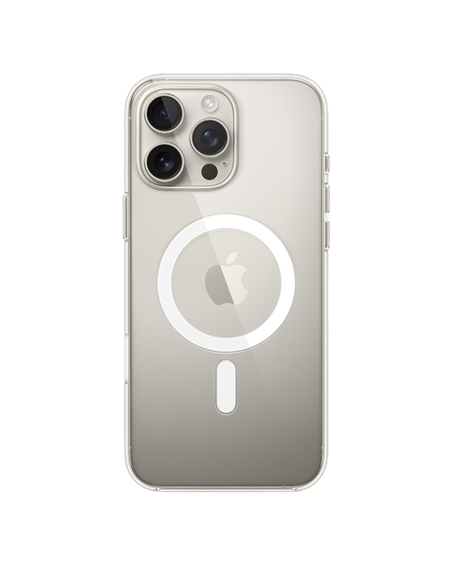 Чехол Apple iPhone 16 Pro Max Clear Case with MagSafe, Прозрачный