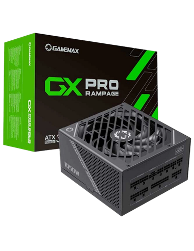 Блок питания для компьютеров Gamemax GX-1050 PRO, 1050Вт, ATX, Полностью модульный