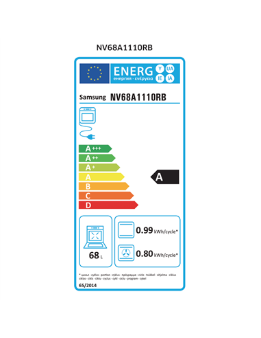 Cuptor Electric Samsung NV3300A, Negru