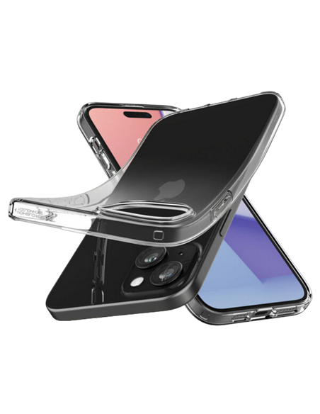 Чехол Spigen iPhone 15 Plus Liquid Crystal, Crystal Clear