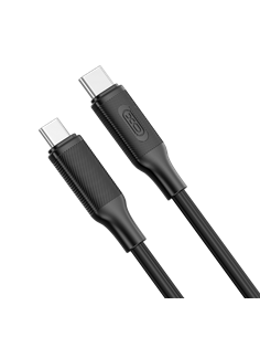 Cablu încărcare și sincronizare XO NB-Q265B, USB Type-C/USB Type-C, 1m, Negru 2