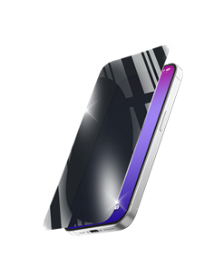 Sticlă de protecție Cellularline Tempered Glass Privacy pentru Apple iPhone 17 Pro Max, Negru