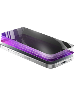 Защитное стекло Cellularline Tempered Glass Privacy для Apple iPhone 17 Pro Max, Черный 2