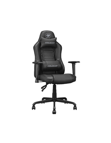 Игровое кресло Cougar Fusion S, ПВХ Кожа, Чёрный