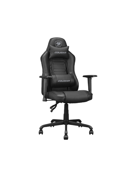 Игровое кресло Cougar Fusion S, ПВХ Кожа, Чёрный