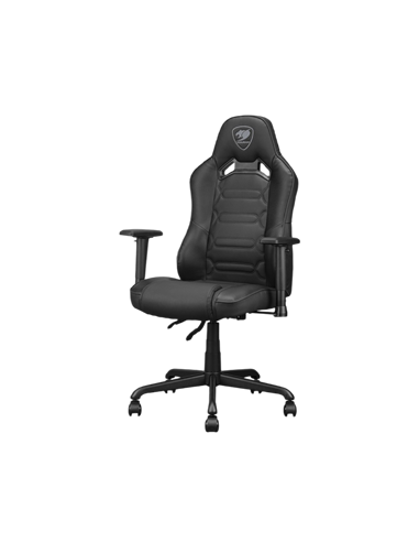 Игровое кресло Cougar Fusion S, ПВХ Кожа, Чёрный
