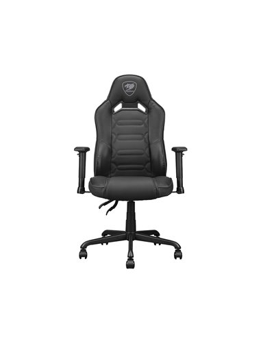 Игровое кресло Cougar Fusion S, ПВХ Кожа, Чёрный