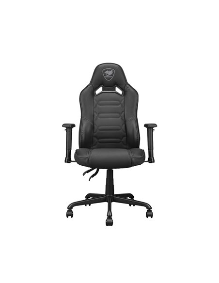 Игровое кресло Cougar Fusion S, ПВХ Кожа, Чёрный
