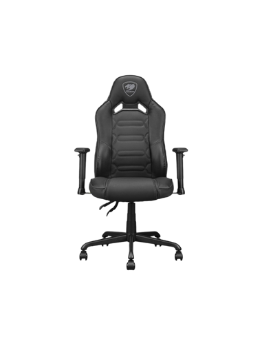 Игровое кресло Cougar Fusion S, ПВХ Кожа, Чёрный
