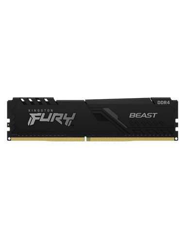 Оперативная память Kingston FURY Beast, DDR4 SDRAM, 3200 МГц, 8 ГБ, KF432C16BB/8WP