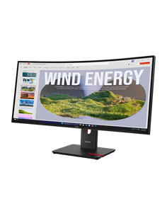34" Monitor Lenovo T34WD-40, VA 3440x1440 WQHD, Eclipse Black 2