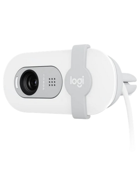 Cameră Web Logitech BRIO 100, 1920x1080, Alb