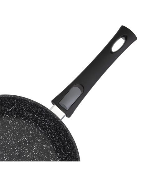 Tigaie RESTO 93012, 24cm, Negru