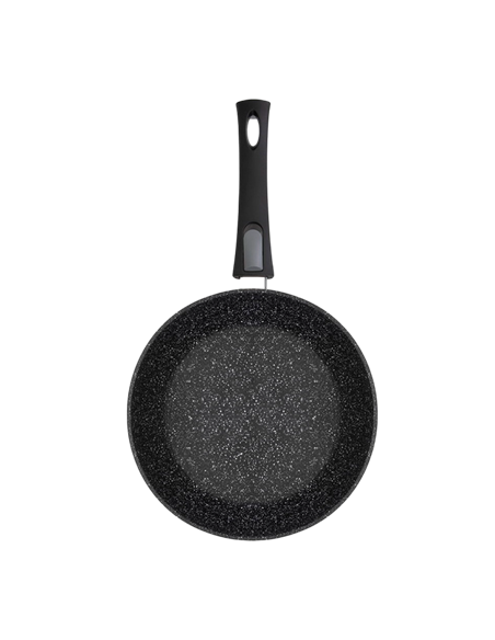 Tigaie RESTO 93012, 24cm, Negru