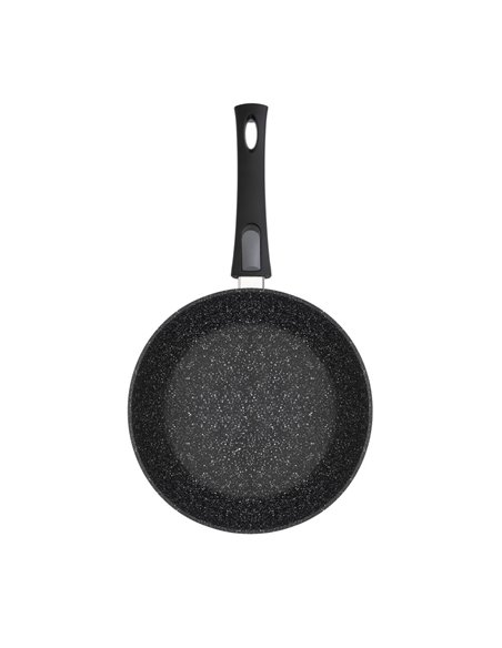 Tigaie RESTO 93012, 24cm, Negru