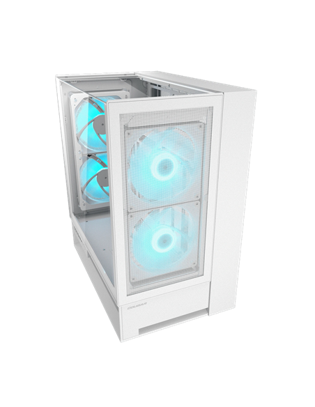 Carcasă PC Cougar OmnyX, Midi-Tower, Fără PSU, Alb